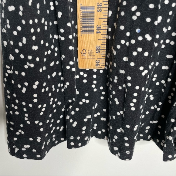 Isaac Mizrahi Live QVC Women’s Black PolkaDot Short Sleeve night dress Size 2X - Picture 7 of 9